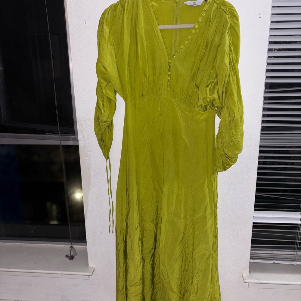 & other stories Drawstring Midi Dress size XS - Picture 3 of 5